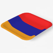 Assiettes En Carton Drapeau aux couleurs de l'Arménie (Angulaire)