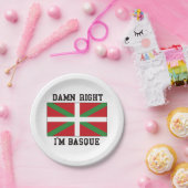 Assiettes En Carton Drapeau Basque Espagne (Fête)