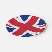 Assiettes En Carton Drapeau britannique (Angle)