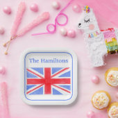 Assiettes En Carton Drapeau britannique Union Jack Britannia (Fête)