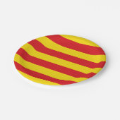 Assiettes En Carton Drapeau catalan (Angle)