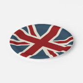 Assiettes En Carton Drapeau classique d'Union Jack (Angle)