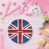 Assiettes En Carton Drapeau classique d'Union Jack R-U (Fête)