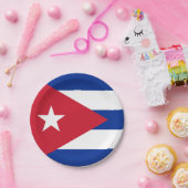 Assiettes En Carton Drapeau Cuba (Fête)