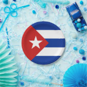 Assiettes En Carton Drapeau Cuba (Fête)