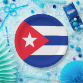 Assiettes En Carton Drapeau Cuba (Fête)