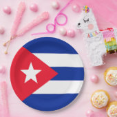 Assiettes En Carton Drapeau Cuba (Fête)