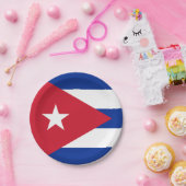 Assiettes En Carton Drapeau cubain (Fête)