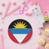 Assiettes En Carton Drapeau d'Antigua-et-Barbuda (Fête)