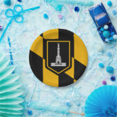 Assiettes En Carton Drapeau de Baltimore, Maryland (Fête)