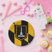 Assiettes En Carton Drapeau de Baltimore, Maryland (Fête)