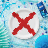 Assiettes En Carton Drapeau de Bourgogne (Fête)