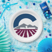 Assiettes En Carton Drapeau de Chandler, Arizona (Fête)