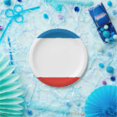 Assiettes En Carton Drapeau de Crimée (Fête)