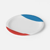 Assiettes En Carton Drapeau de Crimée (Angle)