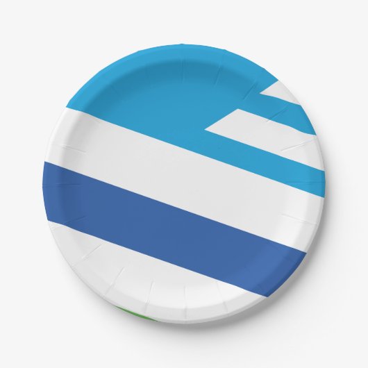 Assiettes En Carton Drapeau de Dayton, Ohio (Devant)