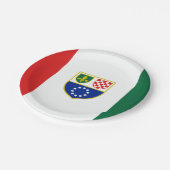 Assiettes En Carton Drapeau de la Fédération de Bosnie (Angle)