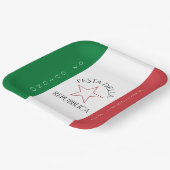 Assiettes En Carton Drapeau de la Festa della Repubblica (Angulaire)
