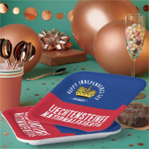 Drapeau de la fête nationale du Liechtenstein