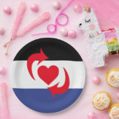 Assiettes En Carton Drapeau de la fierté Switch (Fête)