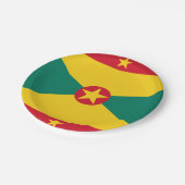 Assiettes En Carton Drapeau de la Grenade (Angle)