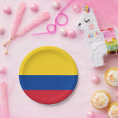 Assiettes En Carton Drapeau de la plaque de Colombie (Fête)