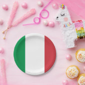 Assiettes En Carton Drapeau de la plaque d'Italie (Fête)