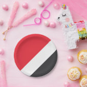 Assiettes En Carton Drapeau de la Principauté de Sealand (Fête)