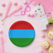 Assiettes En Carton Drapeau de la République de Karelia (Fête)