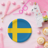 Assiettes En Carton Drapeau de la Suède (Fête)