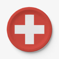 Drapeau de la Suisse Plaques de papier