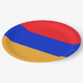 Assiettes En Carton Drapeau de l'Arménie (Angle)