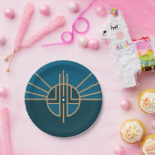 Assiettes En Carton Drapeau de Lincoln, Nebraska (Fête)