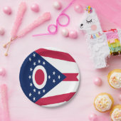 Assiettes En Carton Drapeau de l'Ohio (Fête)