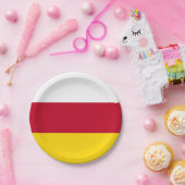 Assiettes En Carton Drapeau de l'Ossétie du Nord (Fête)