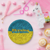 Assiettes En Carton Drapeau de l'Ukraine (Fête)