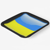 Assiettes En Carton Drapeau de l'Ukraine (Angulaire)