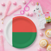 Assiettes En Carton Drapeau de Madagascar (Fête)