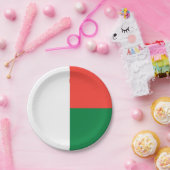 Assiettes En Carton Drapeau de Madagascar (Fête)