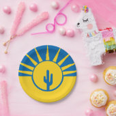 Assiettes En Carton Drapeau de Mesa, Arizona Plaques de papier (Fête)