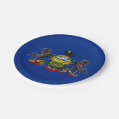 Assiettes En Carton Drapeau de Pennsylvanie (Angle)