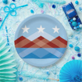 Assiettes En Carton Drapeau de Peoria, Arizona (Fête)