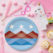 Assiettes En Carton Drapeau de Peoria, Arizona (Fête)