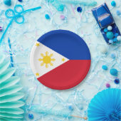 Assiettes En Carton Drapeau de Philippines (Fête)