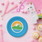 Assiettes En Carton Drapeau de Provo, Utah (Fête)