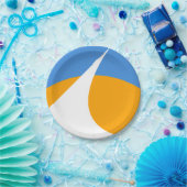 Assiettes En Carton Drapeau de Redding, Californie (Fête)