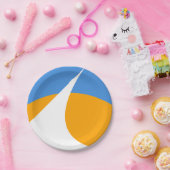 Assiettes En Carton Drapeau de Redding, Californie (Fête)