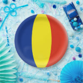 Assiettes En Carton Drapeau de Romansk Romanski de Roumain de la (Fête)