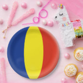 Assiettes En Carton Drapeau de Romansk Romanski de Roumain de la (Fête)