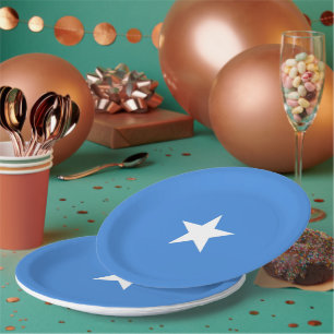 Assiettes En Carton Drapeau de Somalie